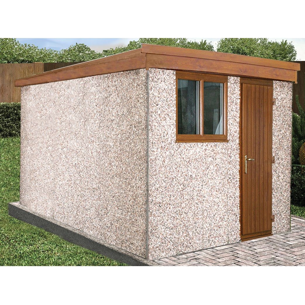 Deluxe Deco Pent Shed