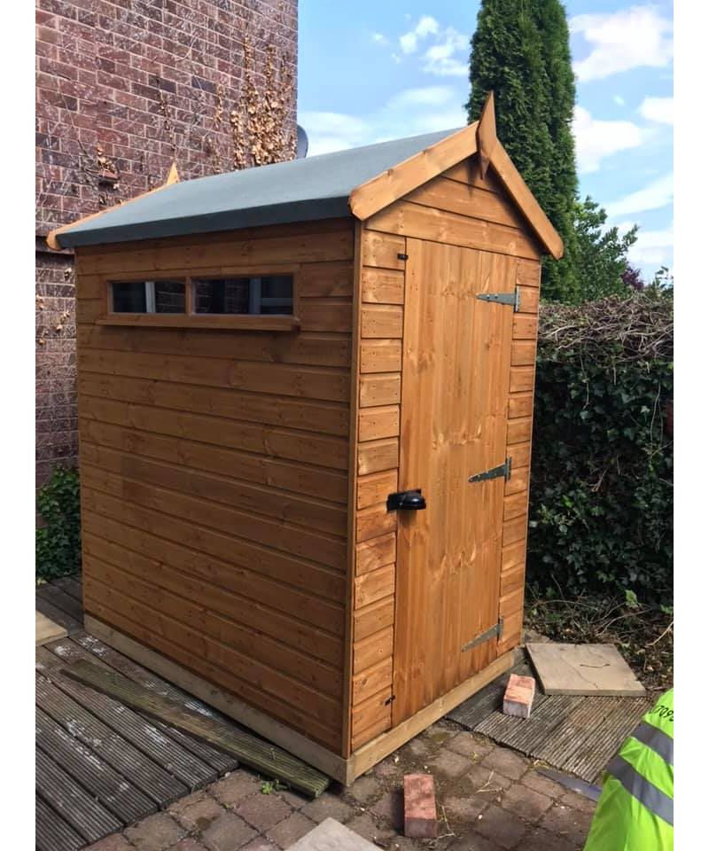 Security Apex Garden Shed