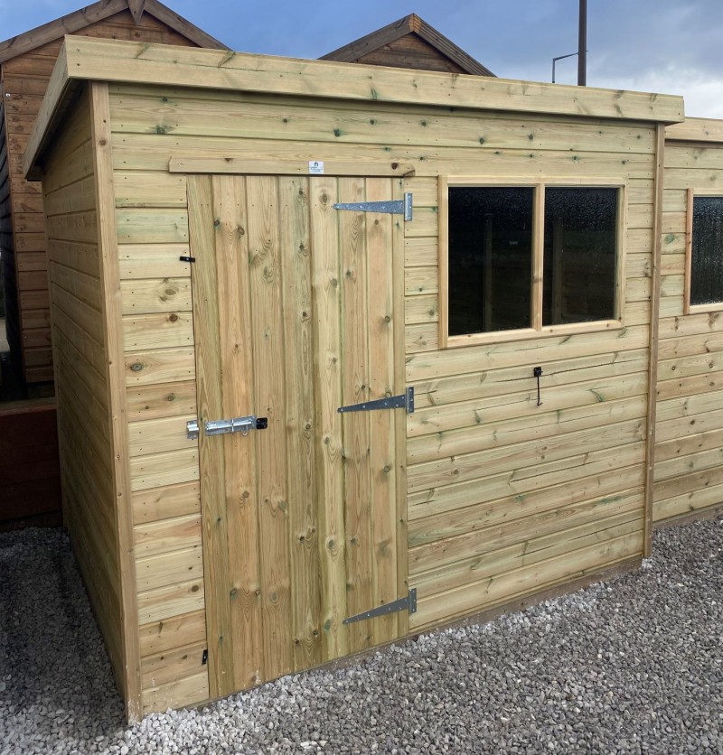 8x6 Pent Garden shed, The Wakefield Road Show